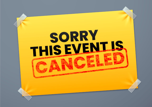 Event Canceled